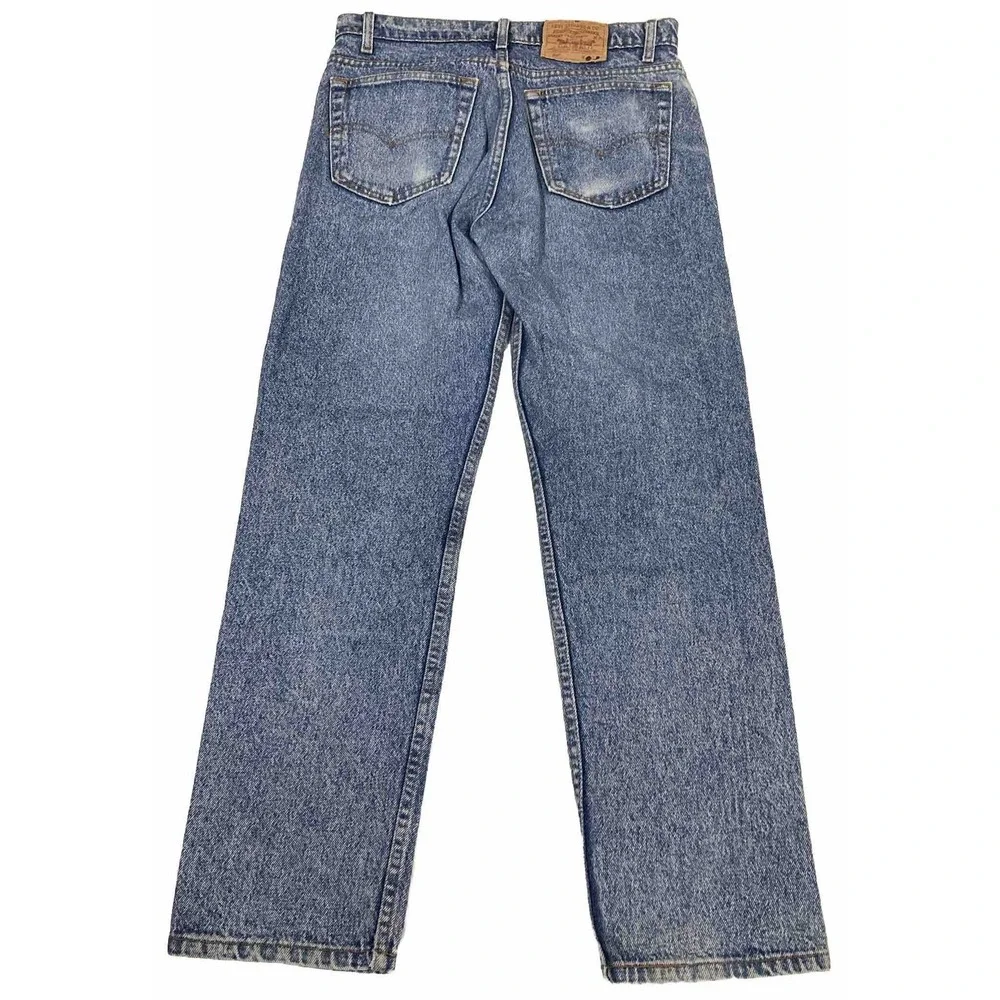 Levi's Men's Vintage 505 Medium Wash Blue Jeans 34x29 Made in USA--READ
